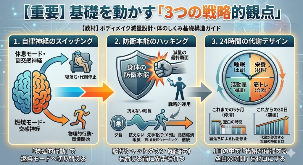 基礎を動かす3つの戦略的観点
